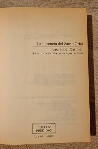 Libro "La herencia del Santo Grial