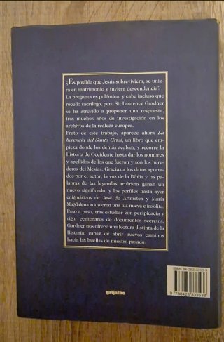Libro "La herencia del Santo Grial