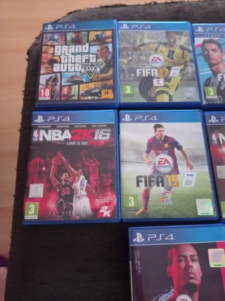 Lote Juegos PS4: FIFA, GTA, NBA 2K