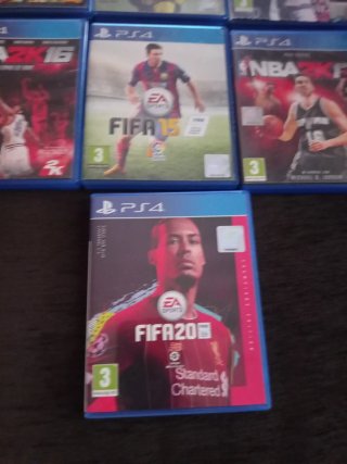 Lote Juegos PS4: FIFA, GTA, NBA 2K