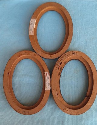 3 Marcos Ovalados Decorativos