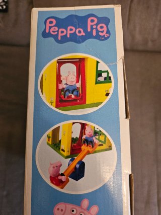 Juego de construcción tipo LEGO casa Peppa Pigg