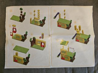 Juego de construcción tipo LEGO casa Peppa Pigg