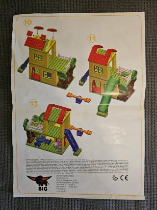 Juego de construcción tipo LEGO casa Peppa Pigg