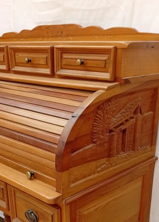 Escritorio Buró Madera con Cajones