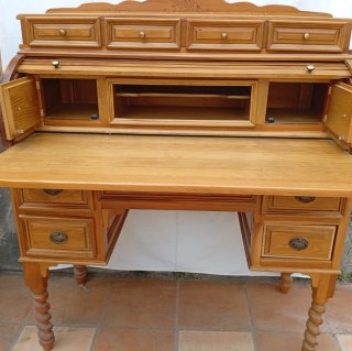 Escritorio Buró Madera con Cajones
