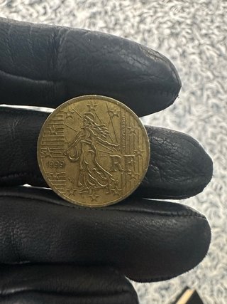 Moneda 0,50 Euro Francia 1999 La Sembradora