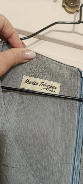 Vestido Verano Gris Plata