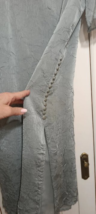 Vestido Verano Gris Plata