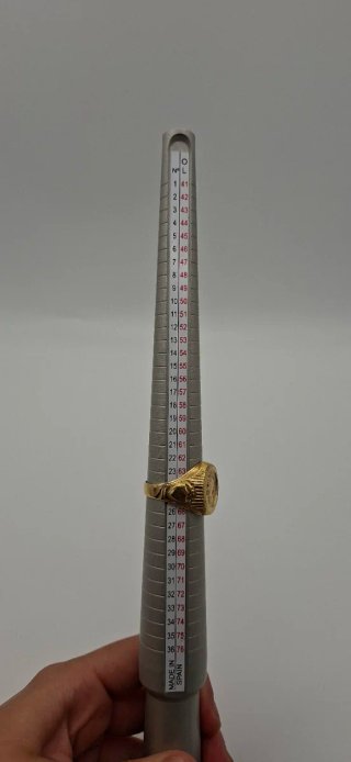 Anillo Sello Hombre 18k