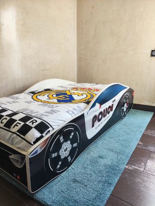 Cama Infantil Coche Policía
