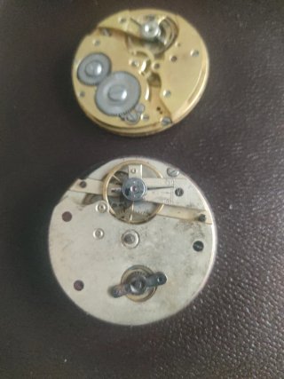 Lote 2 Mecanismos Reloj Bolsillo