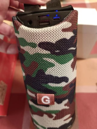 Altavoz Portátil Camuflaje.