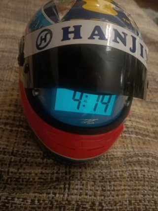 Casco Fernando Alonso Diseño Despertador