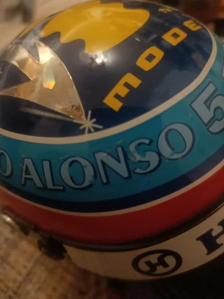 Casco Fernando Alonso Diseño Despertador
