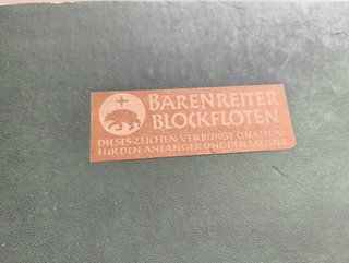 Flauta dulce bajo marca Bärenreiter