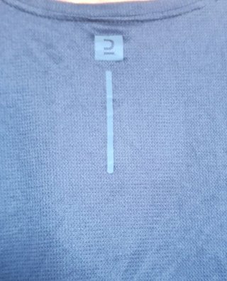 Camiseta Negra Deporte Oversize Kalenji Mujer XL