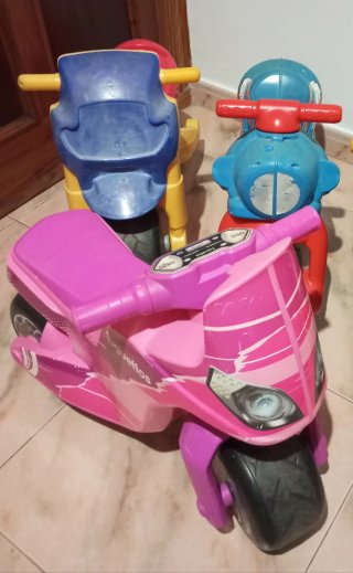 3 Correpasillos moto infantil