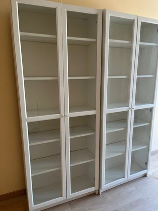 Vitrina Ikea Billy/Oxberg Blanca