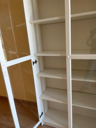 Vitrina Ikea Billy/Oxberg Blanca