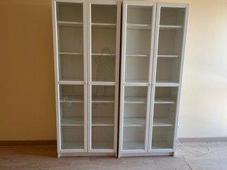 Vitrina Ikea Billy/Oxberg Blanca