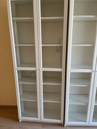 Vitrina Ikea Billy/Oxberg Blanca
