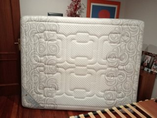 Colchón (natural Visco Soja) y Somier 150cm