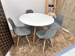 NUEVO JUEGO MESA REDONDA CON 4 SILLAS