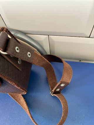 Bolso Piel Auténtico Marrón