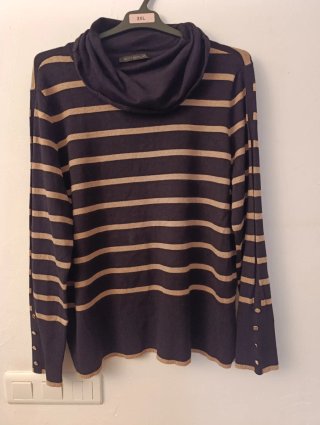 Jersey mujer cuello alto