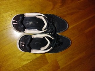 Zapatillas Skechers D'Lux Walker Negras de mujer