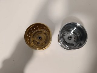 2 Bobinas Rely para Shimano (Dorado y Plateado)