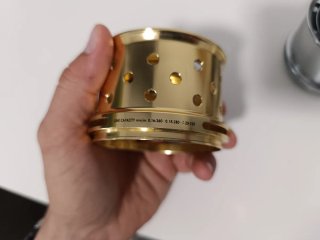 2 Bobinas Rely para Shimano (Dorado y Plateado)