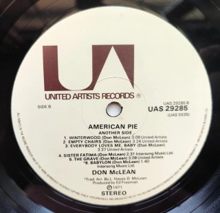 LP 1979 🇬🇧 DON MCLEAN - AMERICAN PIE