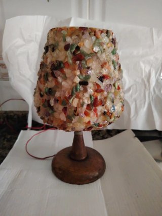 Lámpara Vintage Piedras Naturales