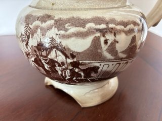 Jarra cerámica inglesa S.XIX