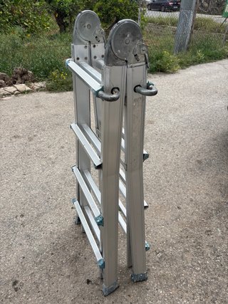 Escalera Aluminio 4x4 Excell Plegable