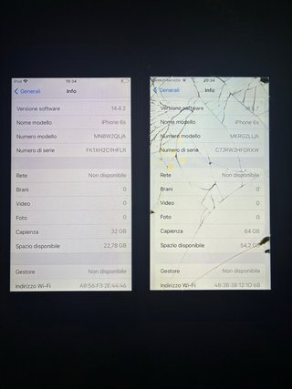 3 iPhone 6s per ricambi