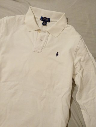 Polo Ralph Lauren Blanco XL Niño 18-20