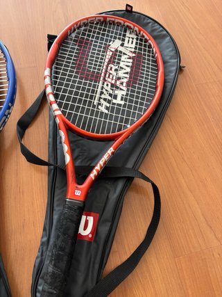 3 Raquetas Wilson Hyper Hammer con Fundas