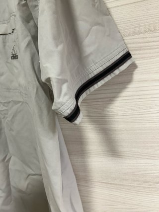 Camicia maniche corte Adidas vintage grigia