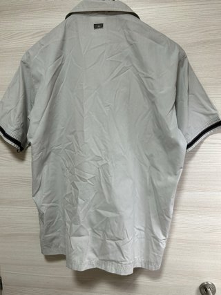 Camicia maniche corte Adidas vintage grigia