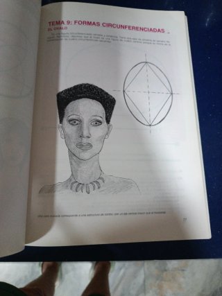 Libro dibujo lineal especial para peluquería
