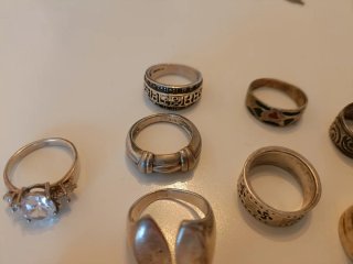 Lote de anillos de plata