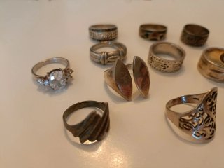 Lote de anillos de plata