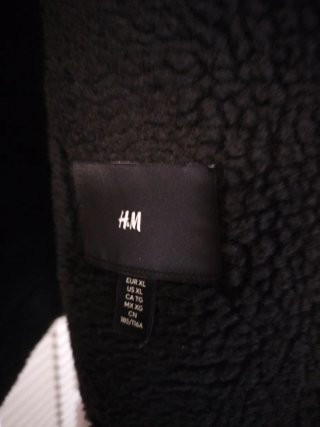 Chaquetón H&M Negro Hombre