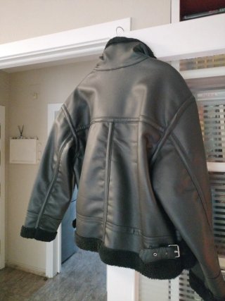 Chaquetón H&M Negro Hombre