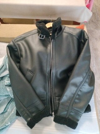 Chaquetón H&M Negro Hombre