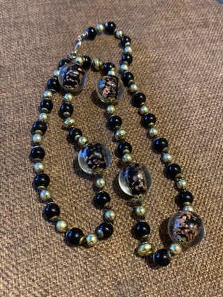 Collana vintage anni '70 vetro Murano