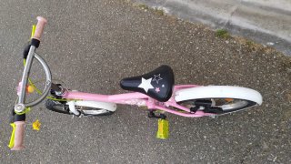 Bicicleta infantil Btwin 16 rosa